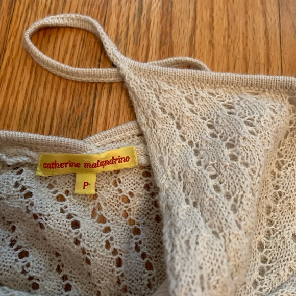 SOLD - Catherine Malandrino Crochet Tank - Picture 5 of 6